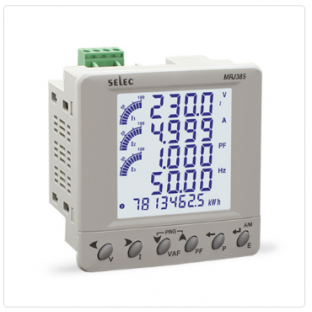 Panel Mount, Pulse Output, Energy measurement, THD upto 31st level, Import/Export Energy [MRJ385]