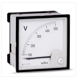 0 to 500V Measurement, Size : 96 x 96mm & 72 x 72mm [AM-V]