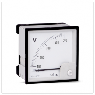 0 to 300V Measurement, Size : 96 x 96mm & 72 x 72mm [AM-V]