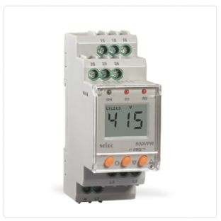 3Ø-Digital Voltage Protection Relay, Self Powered 900VPR-2-280/520V