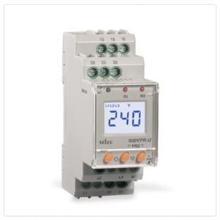 3Ø-Digital Voltage Protection Relay, Auxillary Supply 900VPR-BL-U-CE