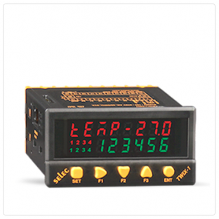 PLC, (4 + 4) x 6 , LED, HMI, 6DI + 4DO + 1AI (TC/RTD) [TWIX-1]