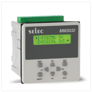 PLC, Built-in HMI, upto 8 DI, 6 DO, 2AI (0-20mA, NTC), 1 AO (0-10V) [MM3032-2]