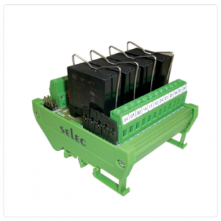 4 Channel 1 Change Over Relay Module [RLYMD-1-S4-1CO-24VDC]