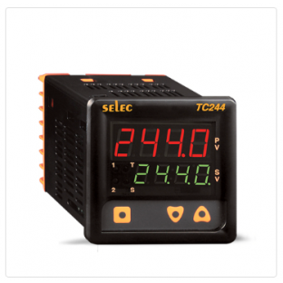 Dual Display, Dual Set Point Temperature Controller, Size : 72 x 72mm [TC244AX]