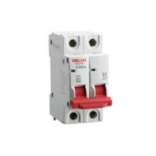 CB TÉP APTOMAT MCB DELIXI 2P, 6A – 6KA CDB6S2C6
