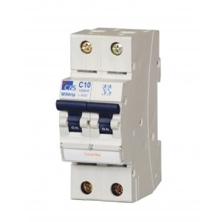 CB TÉP MCB C&S WINTRIP 2 CSMBS2C6X 2P, DÒNG ĐIỆN 2~63A, icu 6kA